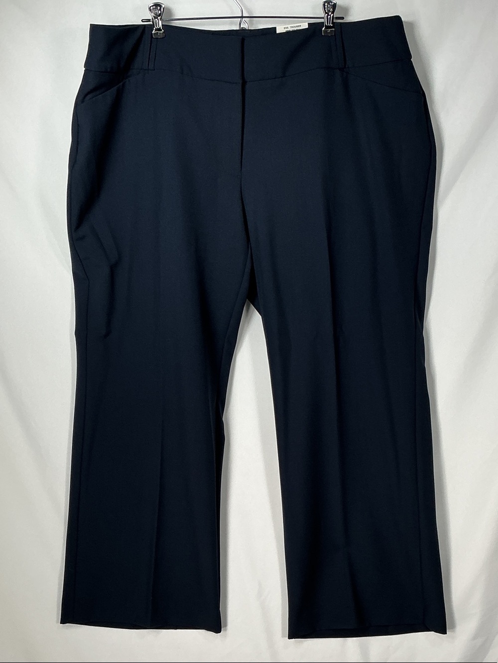 Alfani Tummy Control Curvy Trousers Pants Blue 18WP Plus Petite Workwear Slacks